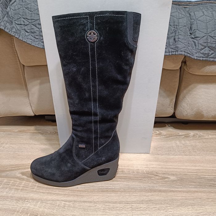 Дамски ботуши естествен велур