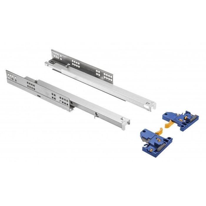 Телескопичен водач скрит монтаж c 3D планка GTV за 18 mm