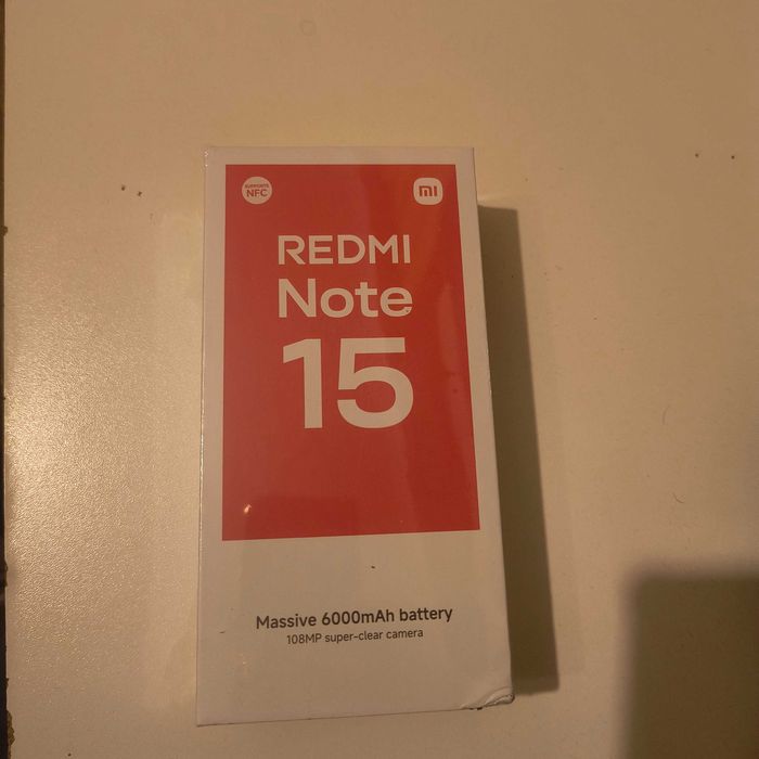 Запечатан REDMI NOTE 15 с гаранция