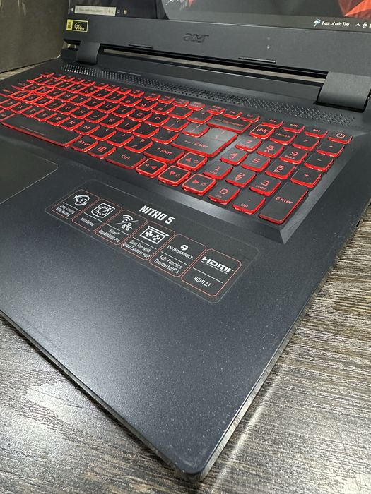 мощный 16-ядерный i5 ноутбук Acer NITRO 5, для графики и игр