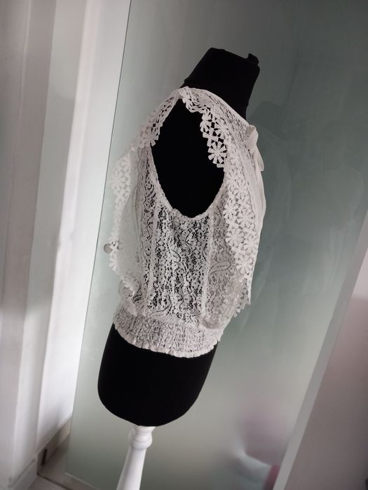 Top dantela dama