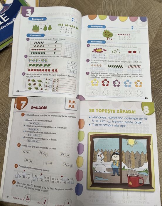 Lot carti educative : jocuri  clasa 1