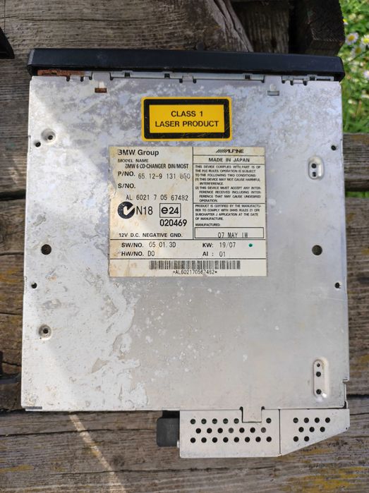 Lot 3 aparate auto BMW Casetofon Magazie 6cd Casetofon