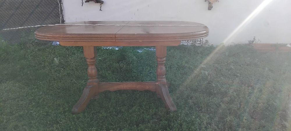 Трапезна Дъбова маса (разтегателна 2,5 м .)