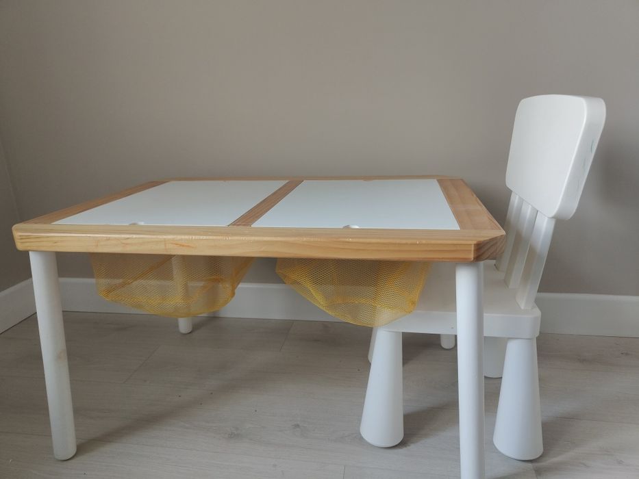 Masa lemn cu scaun Ikea copii