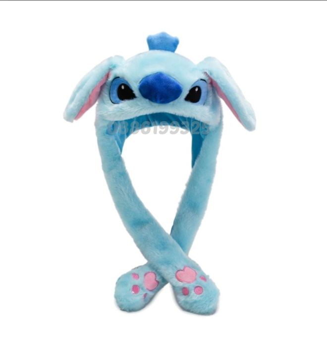 Светеща шапка с Мърдащи уши Лило и Стич, Стич шапка с мърдащи уши