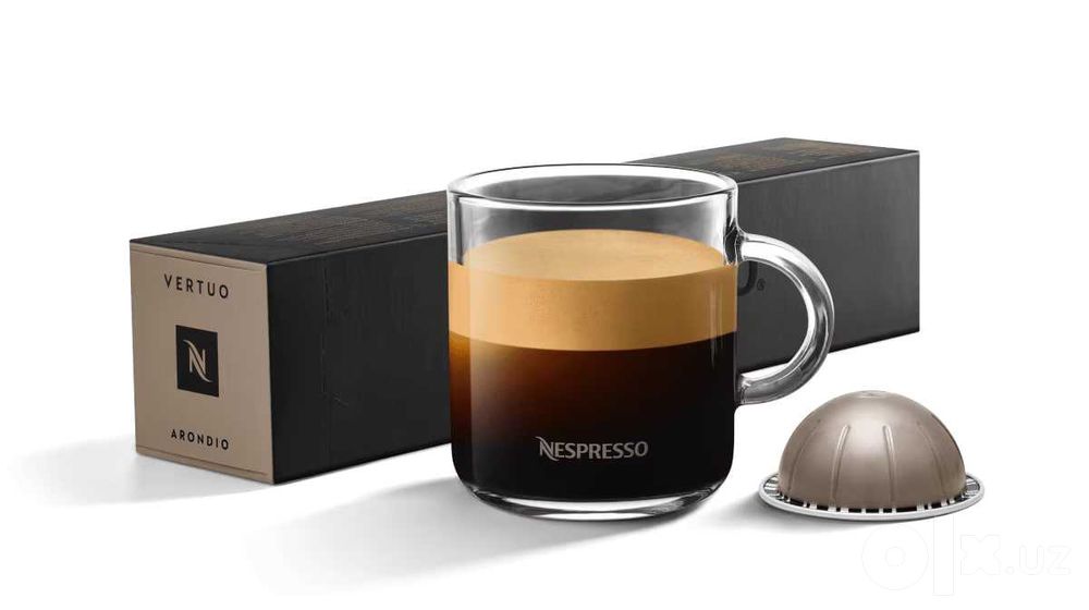 Кофейные капсулы Nespresso Vertuo в ассортименте! Доставка по городу!