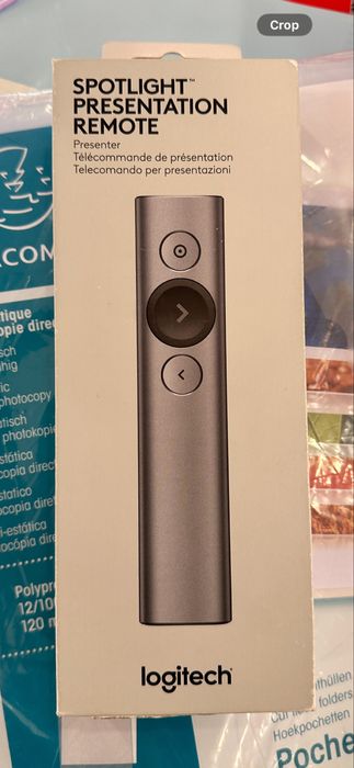 Logitech Presenter Spotlight, Black-Grey