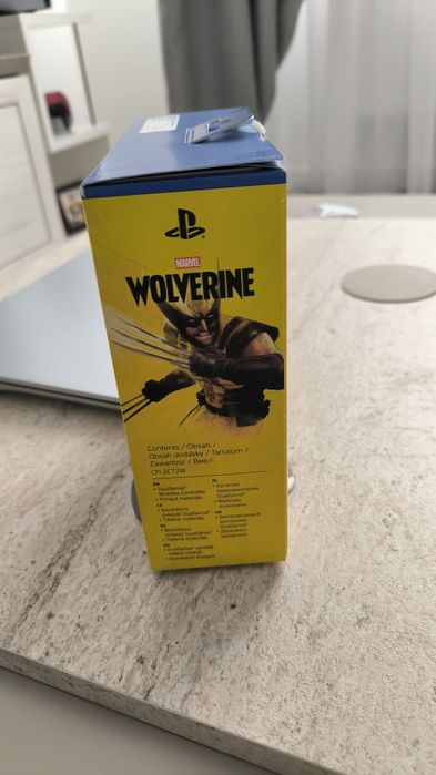 Controller Wireless PlayStation 5 (PS5) DualSense V2, Marvel’s Wolverine Adamantium Limited Edition