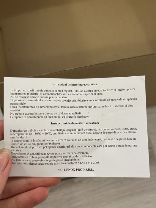 Ghete  Lenox Model LNX 301 T1 S3 SRC