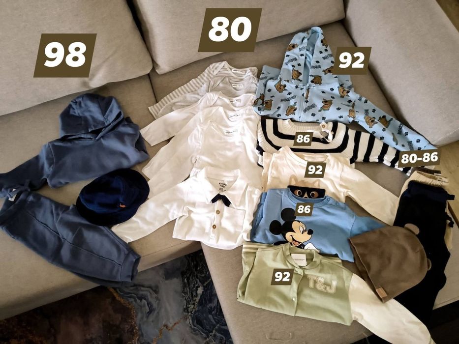 Lot hăinuțe pentru bebe mărimea 80-98
