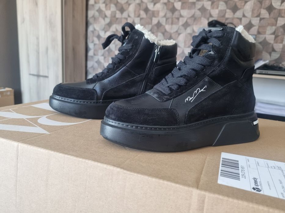 Дамски зимни боти с вълна 38 номер