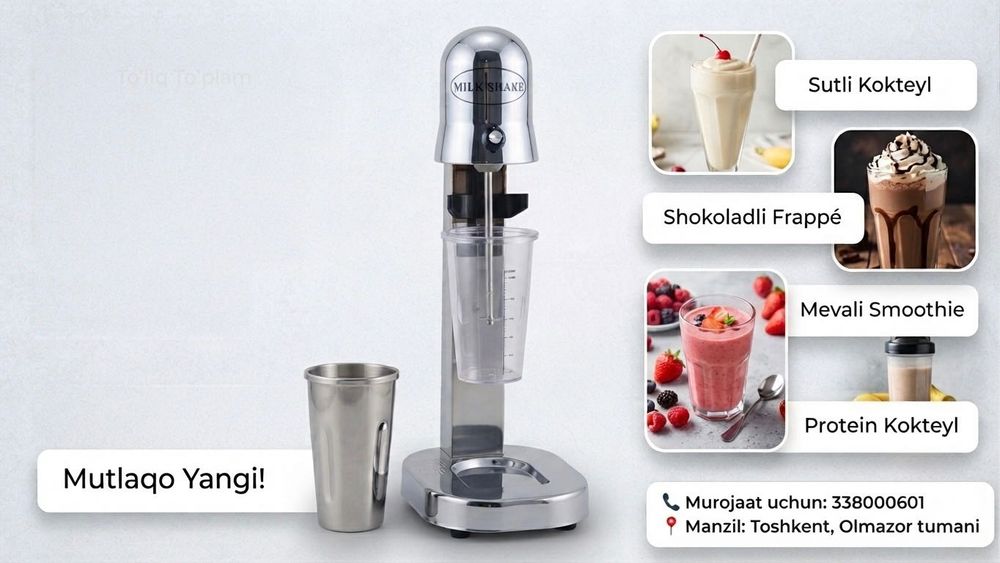 Professional Kokteyl va Milkshake apparati