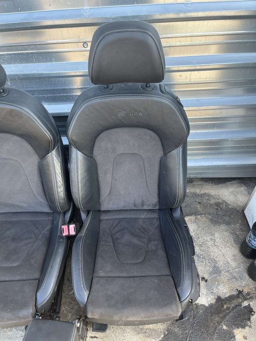 Кожен рекаро салон алкантара за Audi A5 8T Cabrio Кабрио номер 18