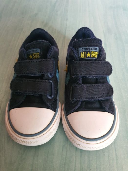Tenisi Converse albastri de copii