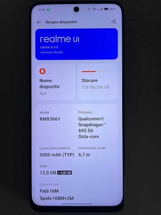 Realme 10 Pro 5G – 12GB RAM / 256GB – Stare foarte bună