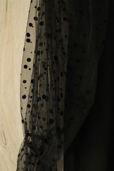 Нова дамска черна вечерна рокля Lux Luna с права кройка | размер M