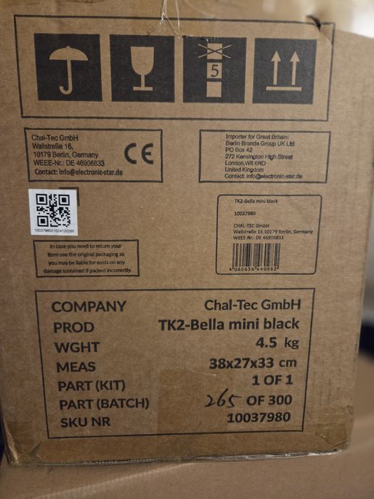 Mixer Klarstein tk2 bella mini