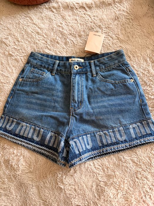 Къси дънки MIU MIU