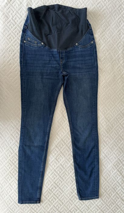 Дънки за бременни HM, клин и блуза S/M