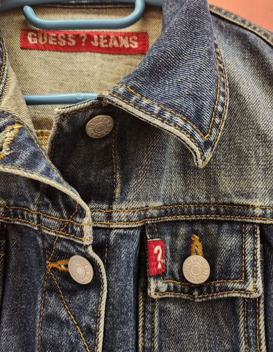 Якета Guess и Trussardi кожено и дънкови