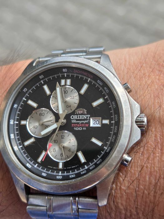 Ceas orient chronograph 43mm.