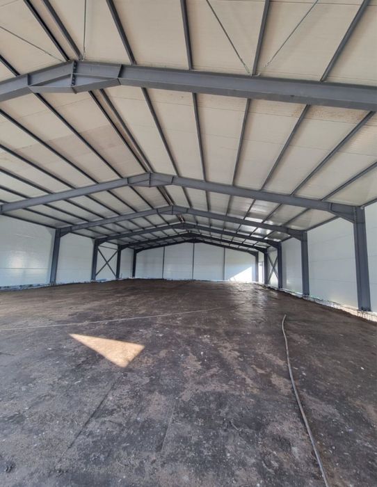 Hală metalică agricolă 12x25 m din profile zincate