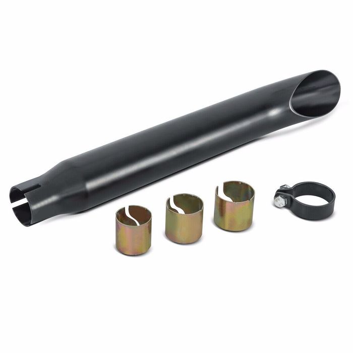 Toba Esapament Moto Chooper Cafe Racer Scrambler Neagra 510mm