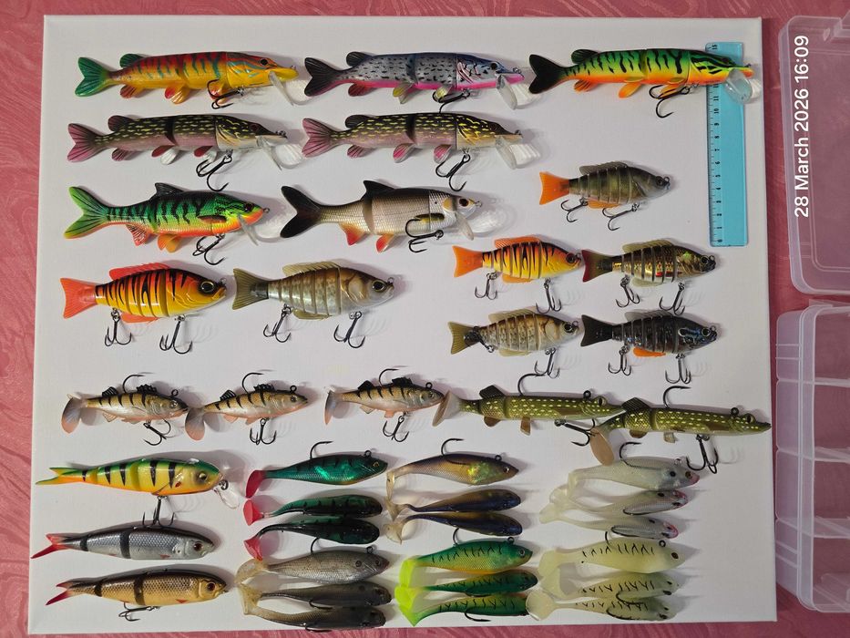 Set Rapala Westin FoxRage Salmo Arbogast Biwaa Mepps Storm Savage Gear