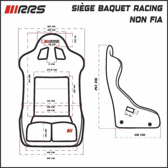 Scaun sport scoica + suporti si glisiera - motorsport/drift/trackday