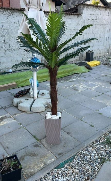 Palmier artificial culoare verde, inaltime 160cm