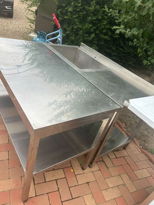 Mese inox si chiuvete (  spălatoare )profesionale noi si SH