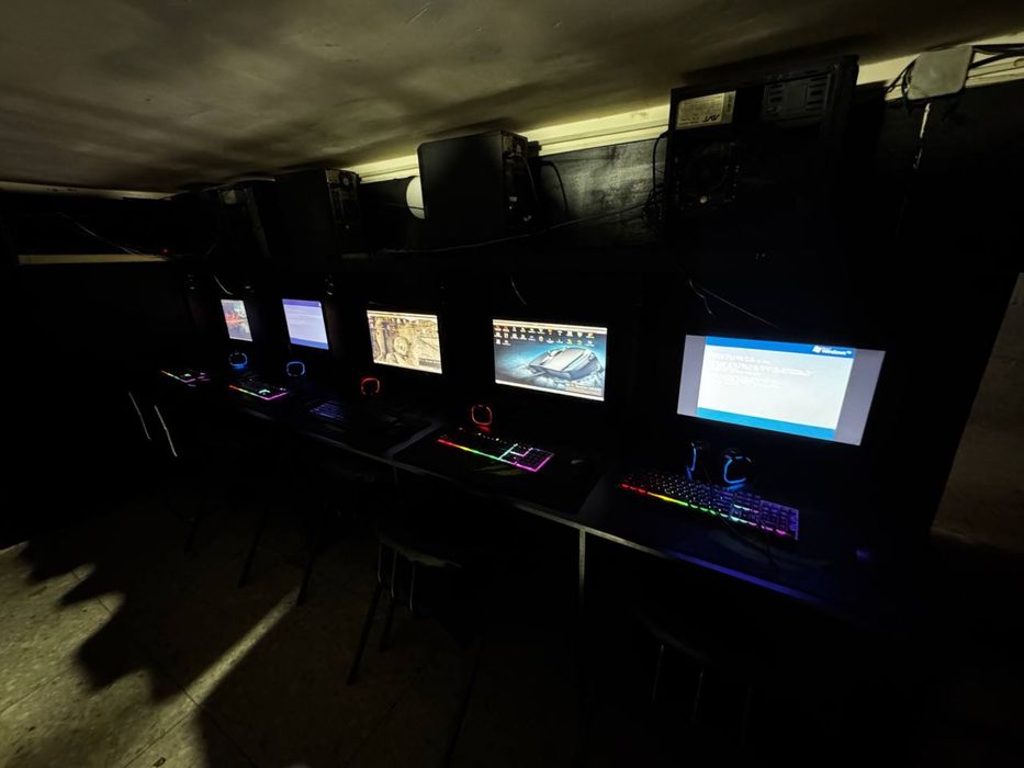 Game cllub sotiladi 11 sht komoyuter H61 Ddr3 4 Vint 500 vdkart 1gb