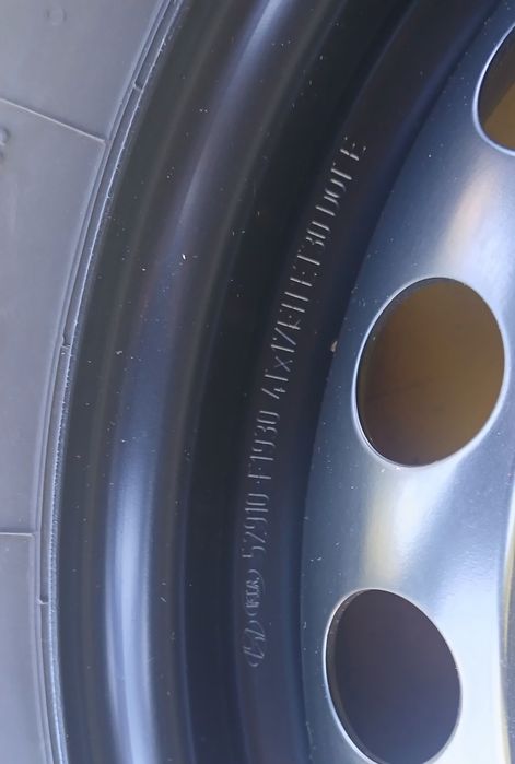 Roată rezervă slim 5x114.3 Hyundai Kia Mazda 135.90.17