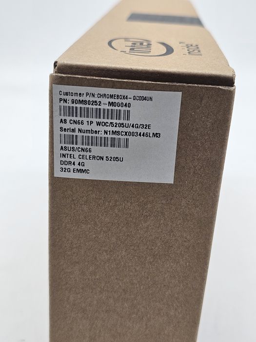 MiniPC Asus Chromebox 4 GC004UN, Intel Celeron 5205U, 4GB RAM, 32Gb eM