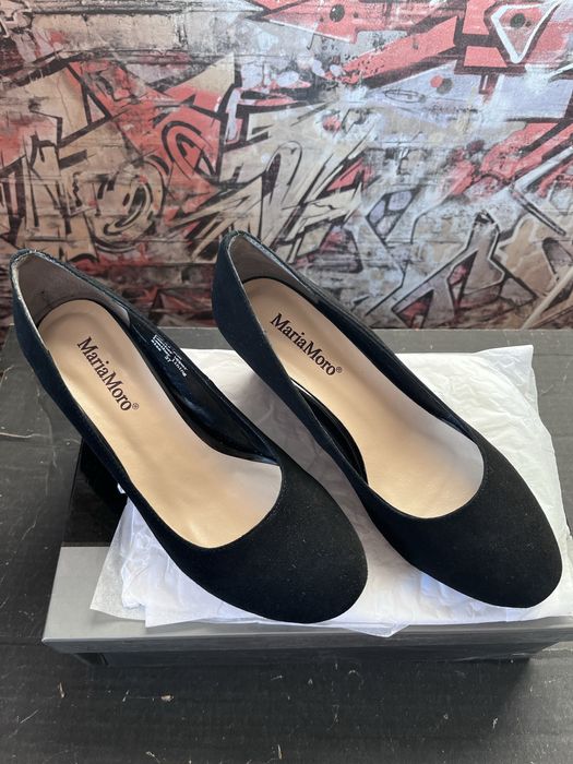 Туфли замшевые женские