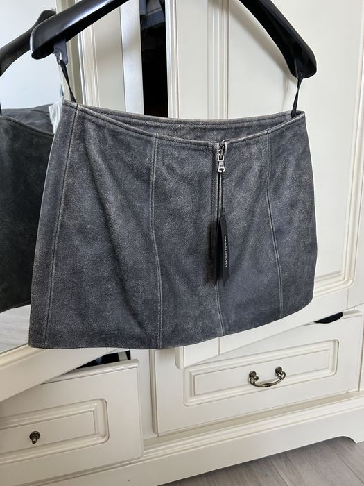 Jacheta si fusta Manokhi piele naturala Nou