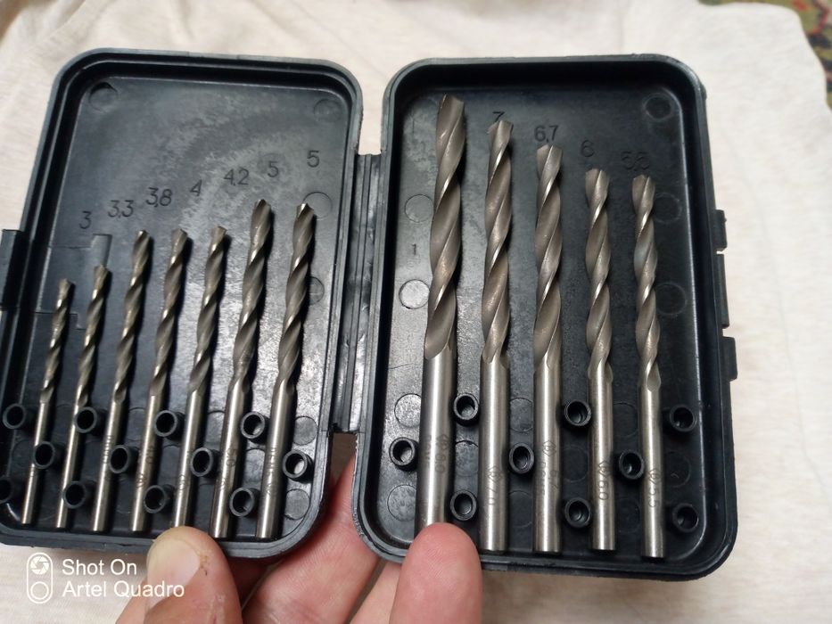Набор свёрл СССР Р6М5 новые