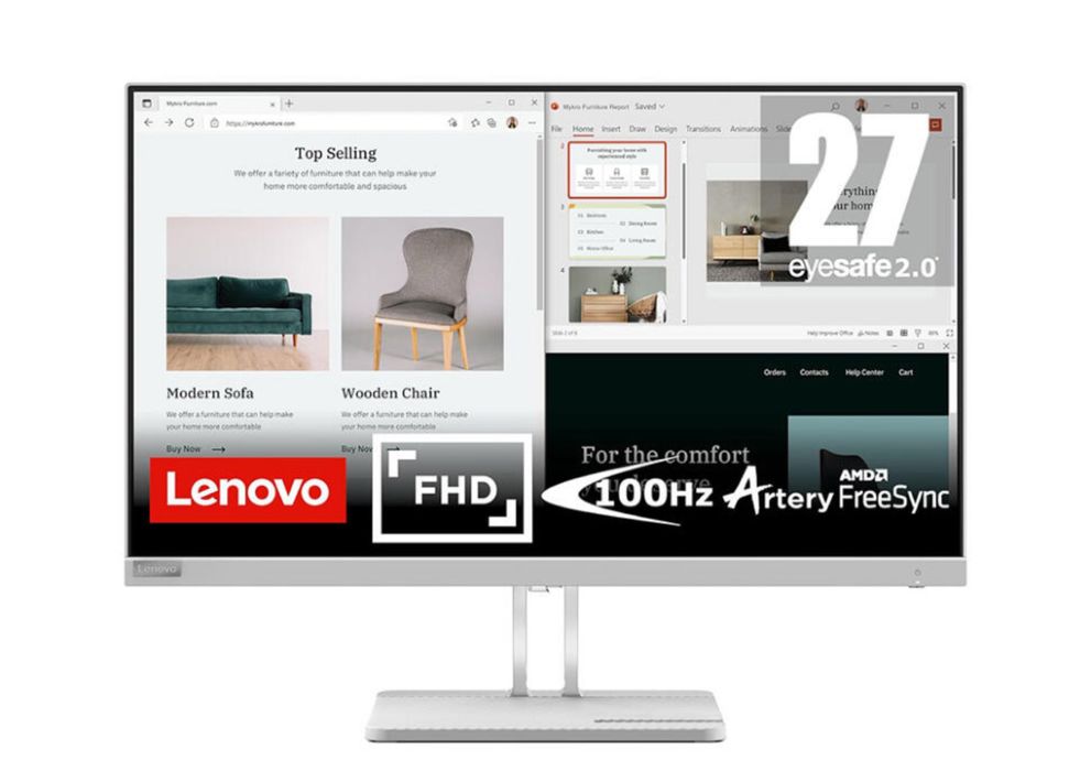 Монитор Lenovo l27e 40