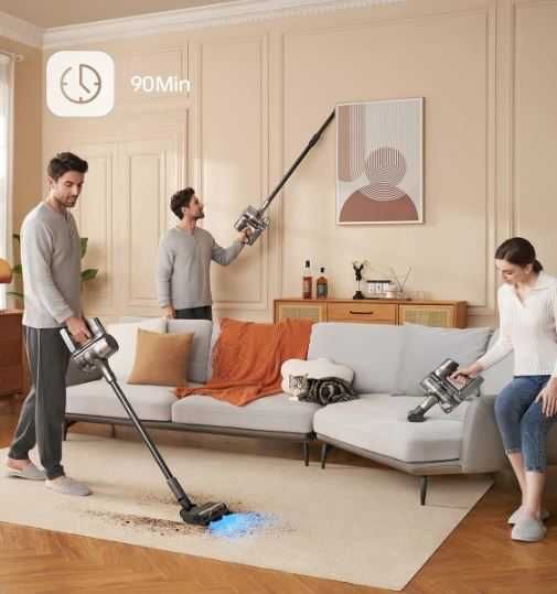 Xiaomi Dreame R20 - Вертикална прахосмукачка с батерия до 90мин, 190AW