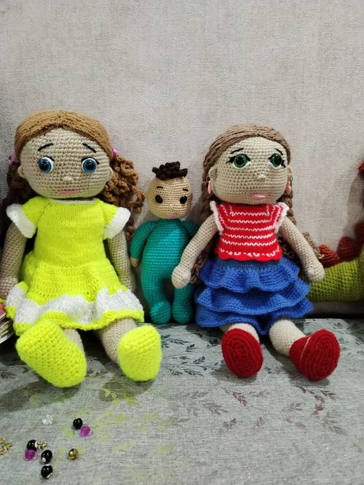 Вязанные качественные игрушки