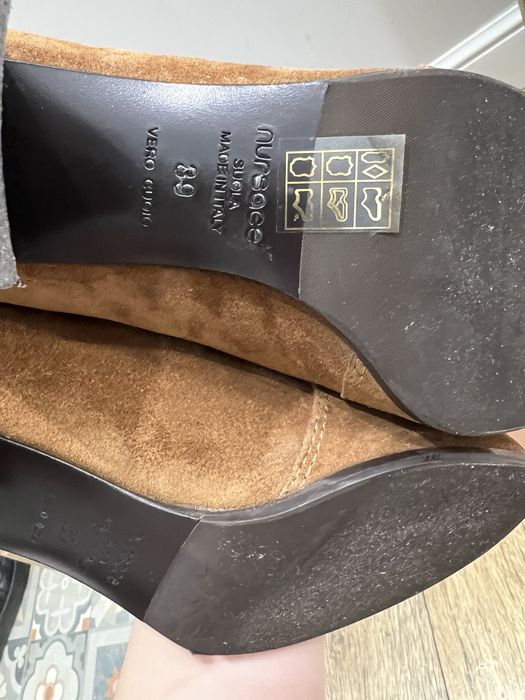 Ботильоны Nursace замшевые