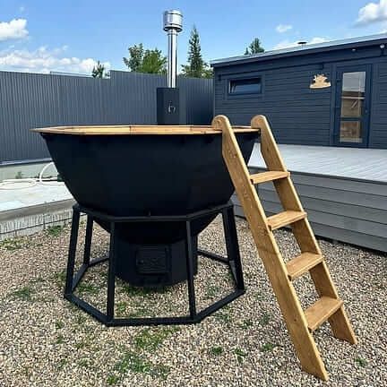 Банный чан, чан на дровах