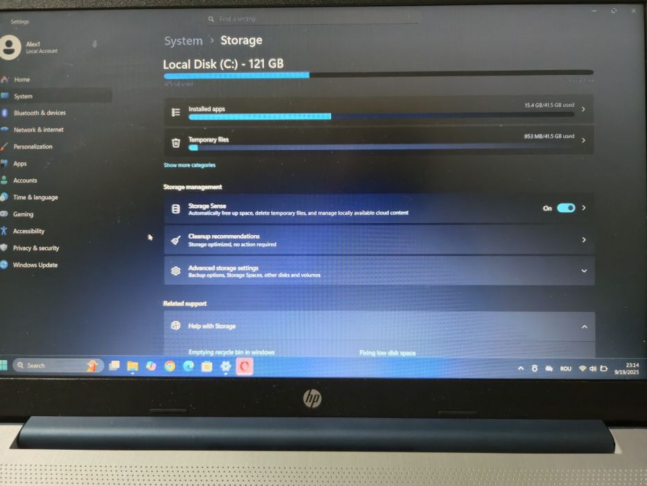 LAPTOP HP 15S-FQ5025NQ / 16 GB / 512  GB