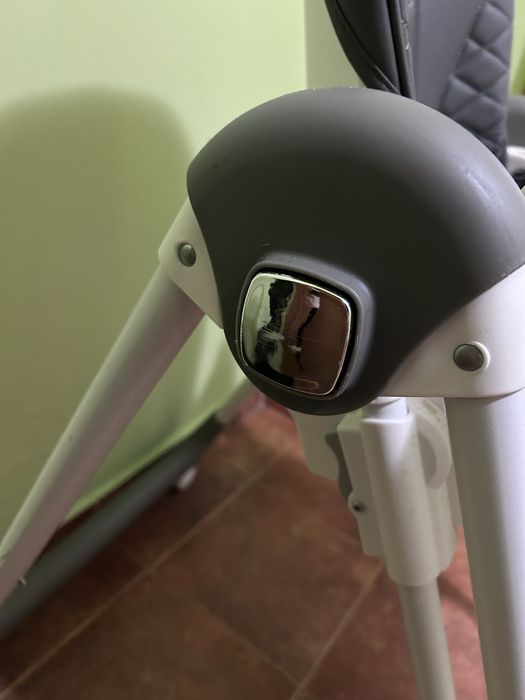 Столче за хранене/люлка Chipolino - Milk Shake, гранит