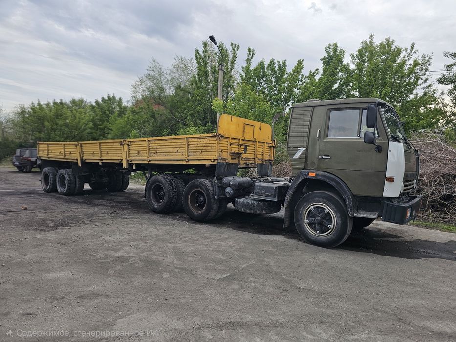 Продам камаз с прицепом