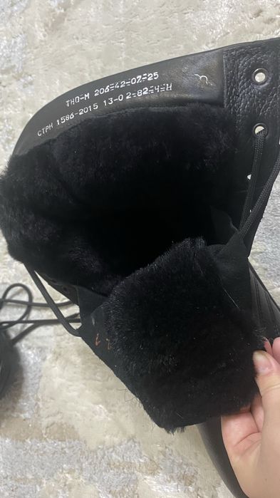 Сапоги очень теплые