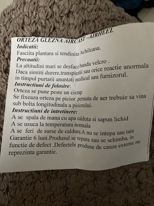 Orteza glezna Aircast-Airheel