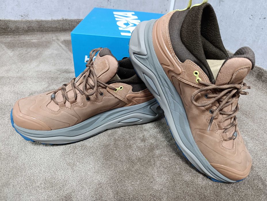 Чисто нови Hoka M Kaha 3 Low GTX номер 45 1/3 естествена кожа