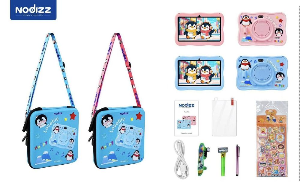 Bolalar plansheti Nodizz Npad 712, 6/128 GB, Детский умные планшет
